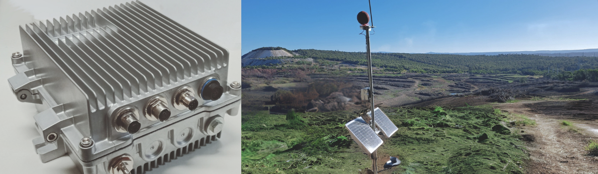 Blast Vibration Monitor in field