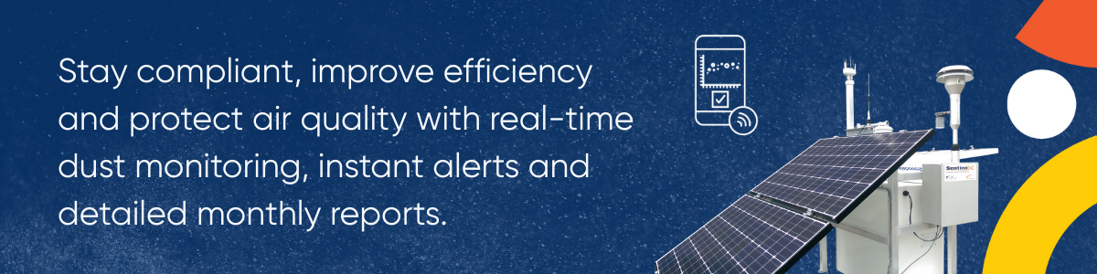 Protect air quality with Novecom Dust monitoring