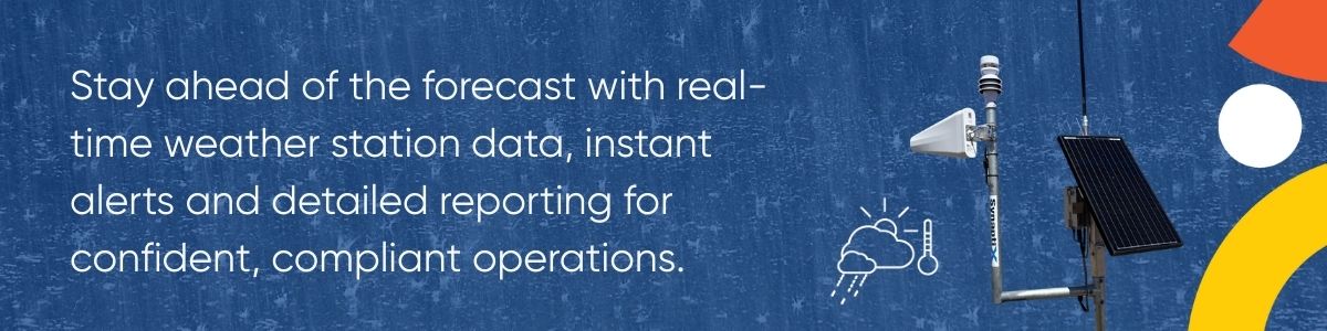 stay ahead of the forecast with real-time weather station data.