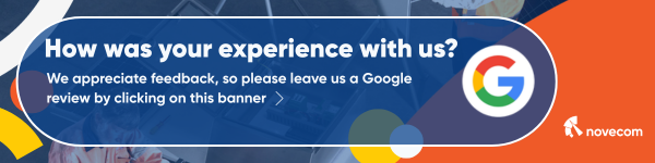 Novecom google review invitation