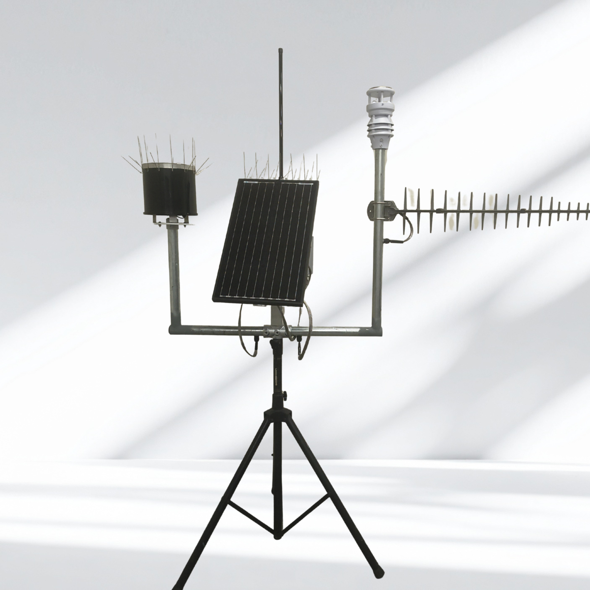 Automated weather monitoring station deployed in a remote location